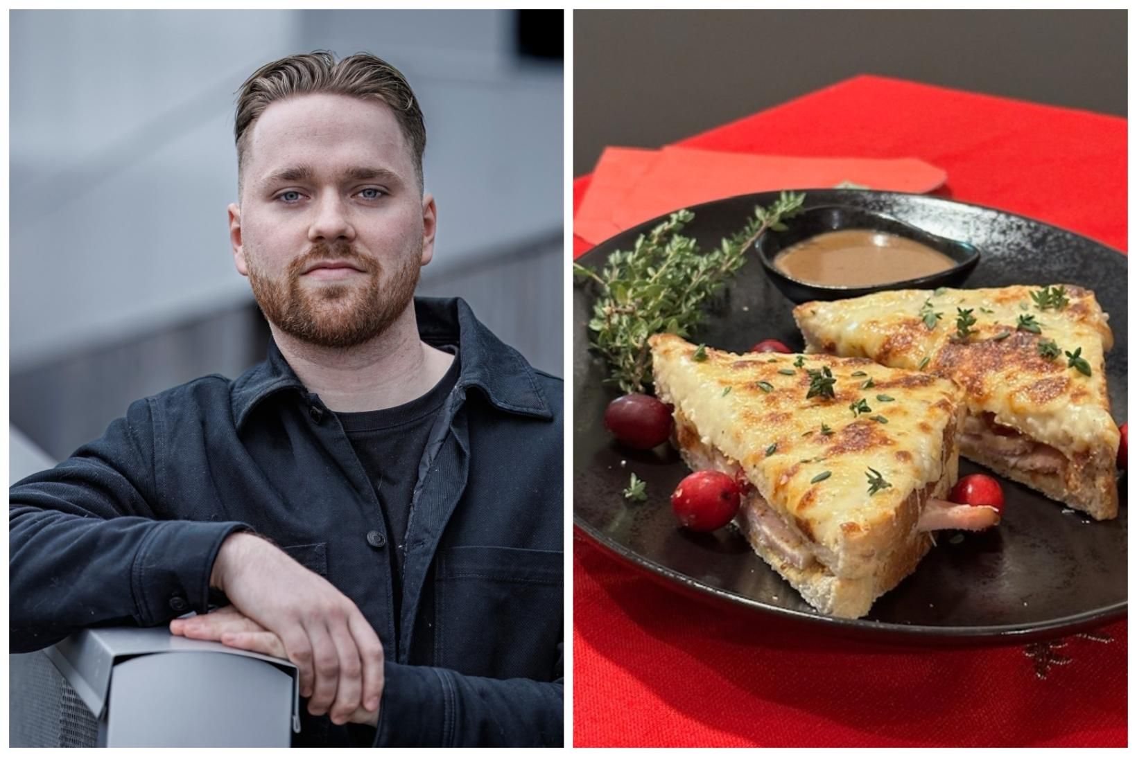 Croque Monsieur með afgangs-jólakalkún að hætti landsliðskokksins Gabríels Kr. Bjarnarsonar …