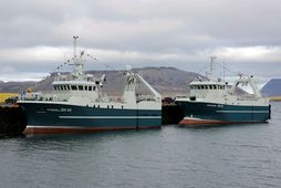 Grundarfjarðarskipin Farsæll SH-30 og Sigurborg SH-12 eru komin í sumarstopp.