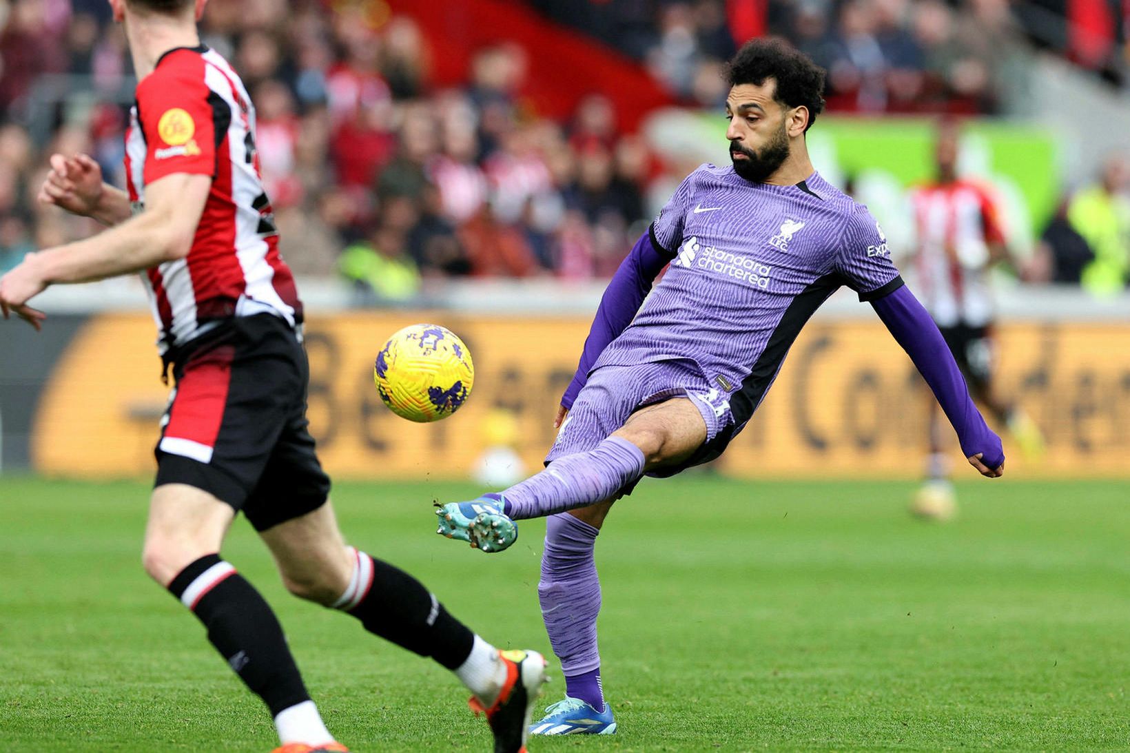 Mo Salah hefur misst af síðustu leikjum Liverpool.