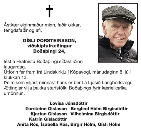 Gísli Þorsteinsson,