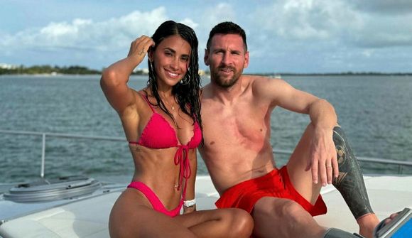 Messi og Roccuzzo sjóðheit í fríinu