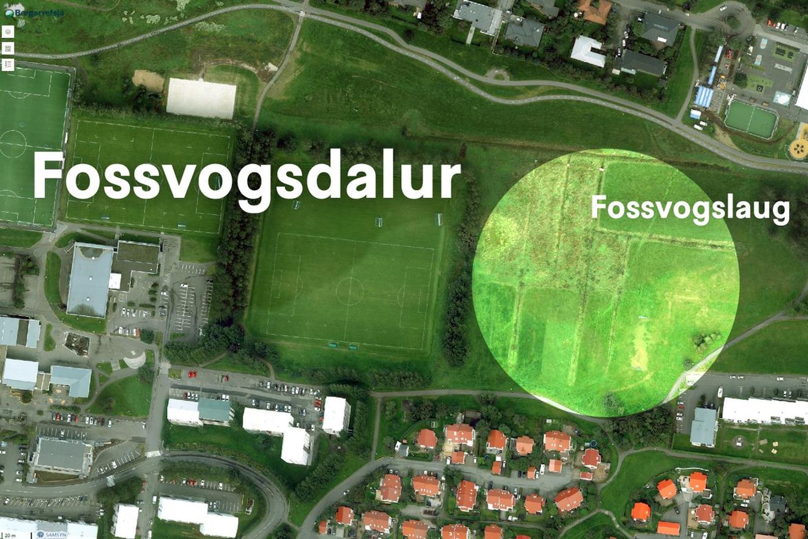 Fossvogslaug er ekki í áætlun Reykjavíkurborgar eða Kópavogsbæjar.