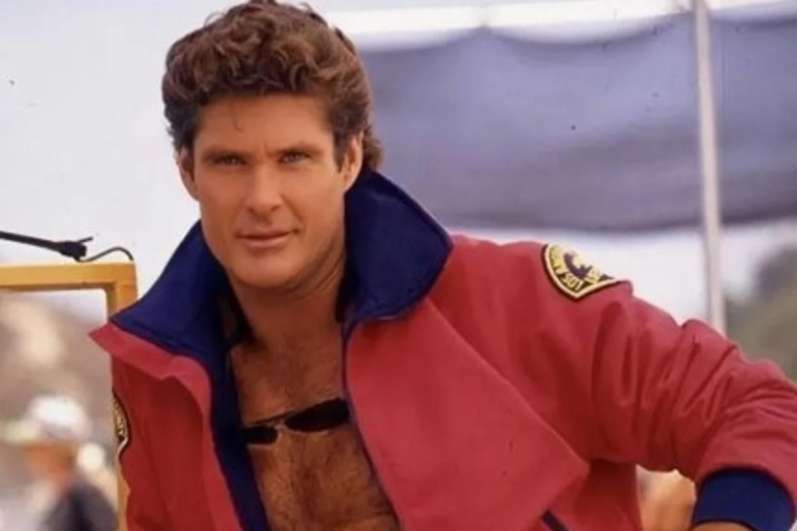 David Hasselhoff fór með hlutverk Mitch Buchanan í bandarísku þáttaröðinni …