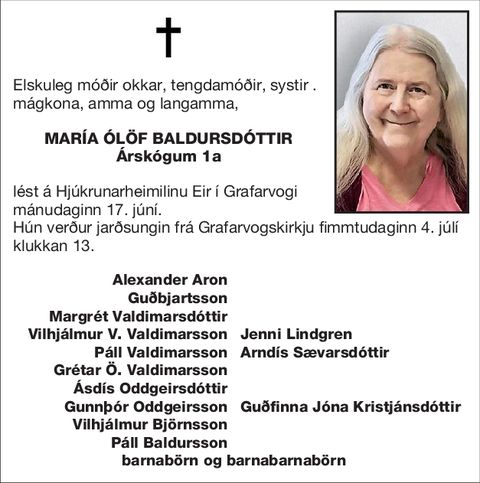 María Ólöf Baldursdóttir