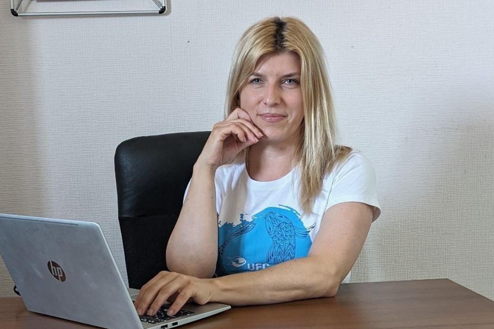 Marina Kaba, deildarstjóri innflutningsdeildar úkraínska fyrirtækisins Universal Fish Company, segir …