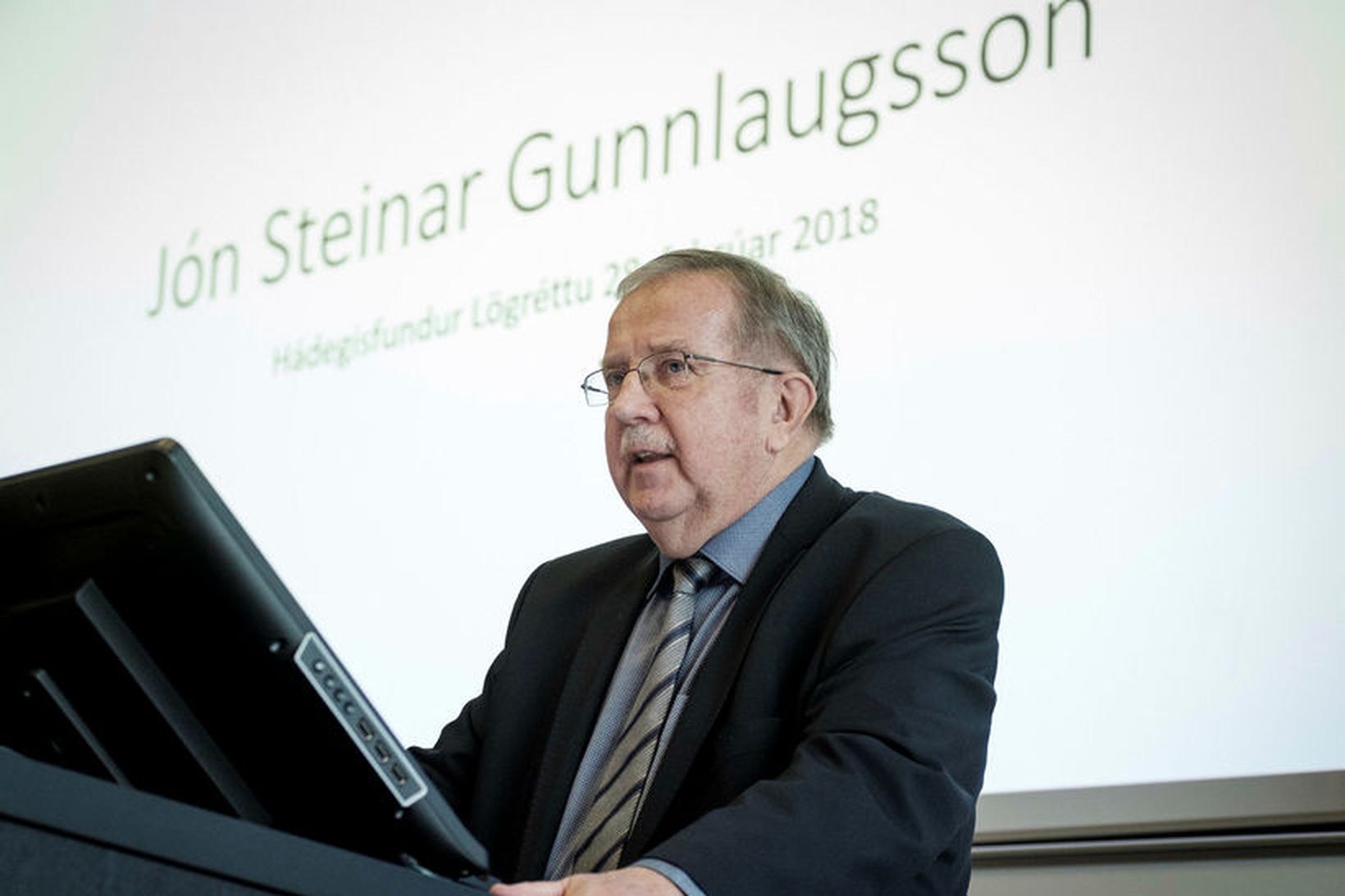 Jón Steinar Gunnlaugsson lögmaður og fv. hæstaréttardómari.