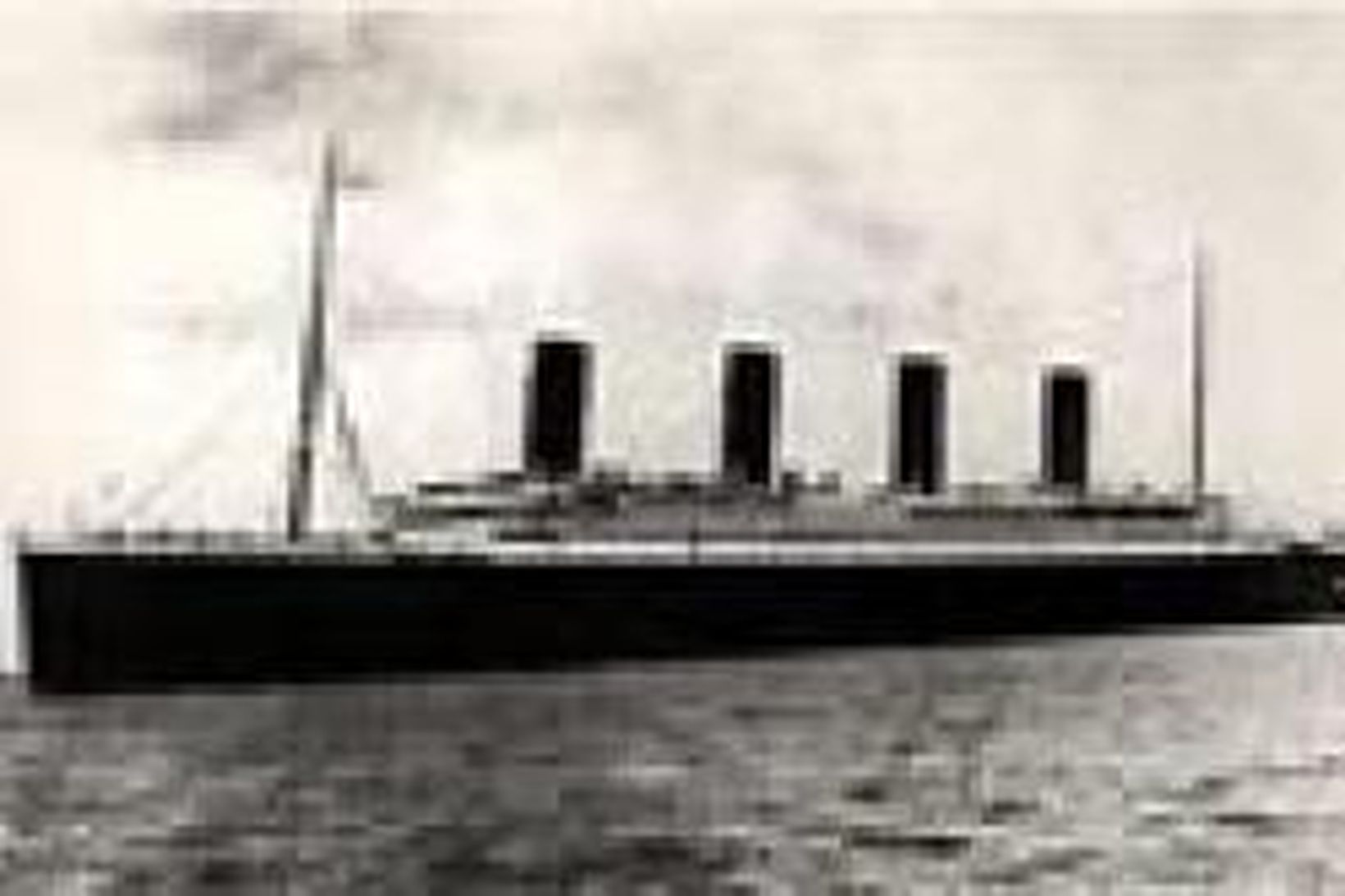 Titanic sökk í jómfrúarferð sinni árið 1912.