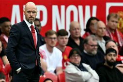 Erik ten Hag átti að fá svör á hliðarlínunni gegn Liverpool.