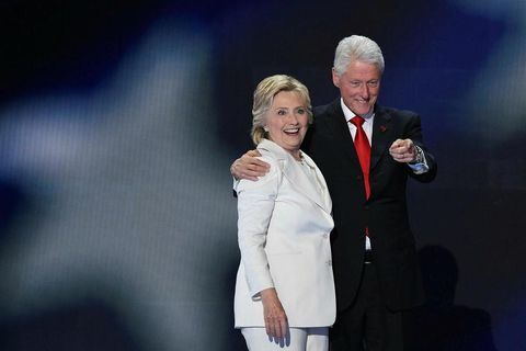 Hillary og Bill Clinton.