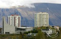 Háhýsi á Reykjavíkursvæðinu