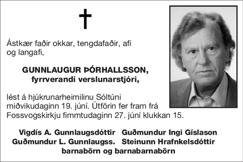 Gunnlaugur Þórhallsson,