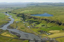 Búið er að koma upp mælum við Kirkjubæjarklaustur sem mæla brennisteinsvetni.