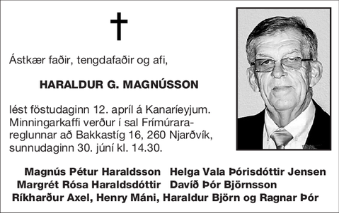 Haraldur G. Magnússon