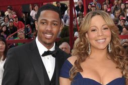 Nick Cannon og Mariah Carey árið 2012.