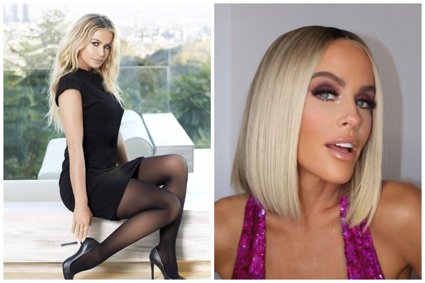 Carmen Electra og Jenny McCarthy þrifu sportbíl á baðfötunum