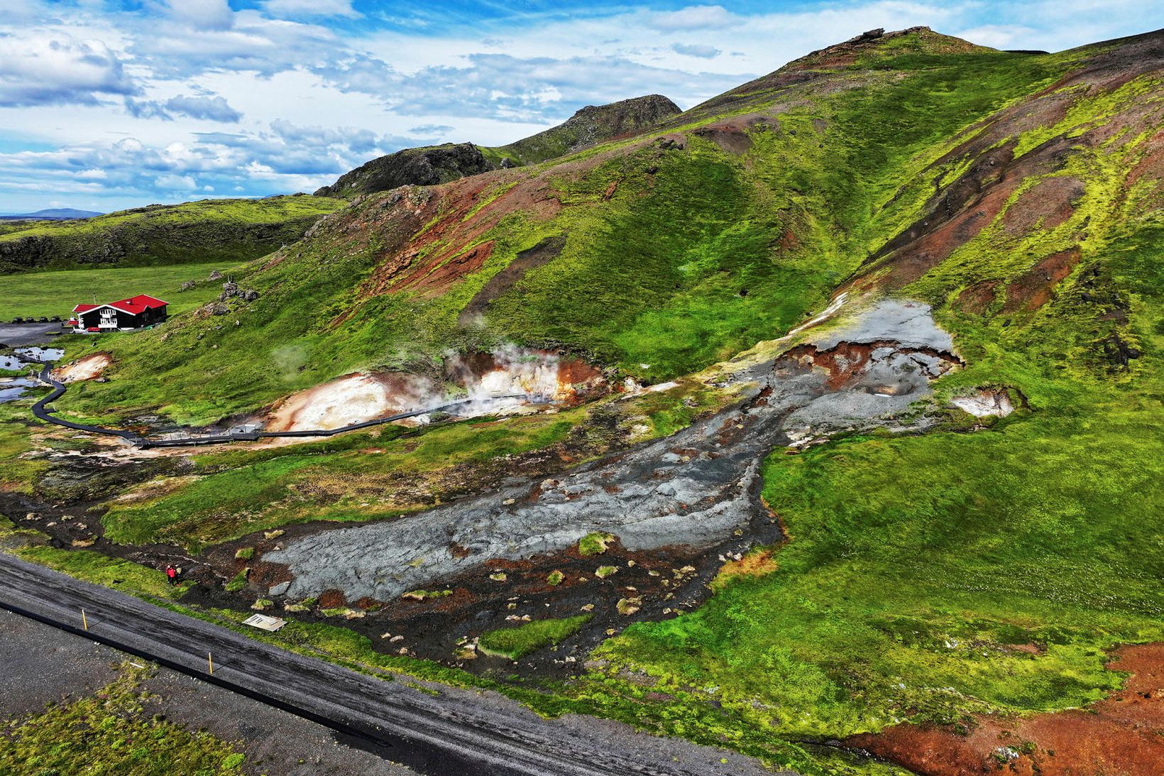 Allt bendir til þess að skriðan hafi ekki farið hratt …