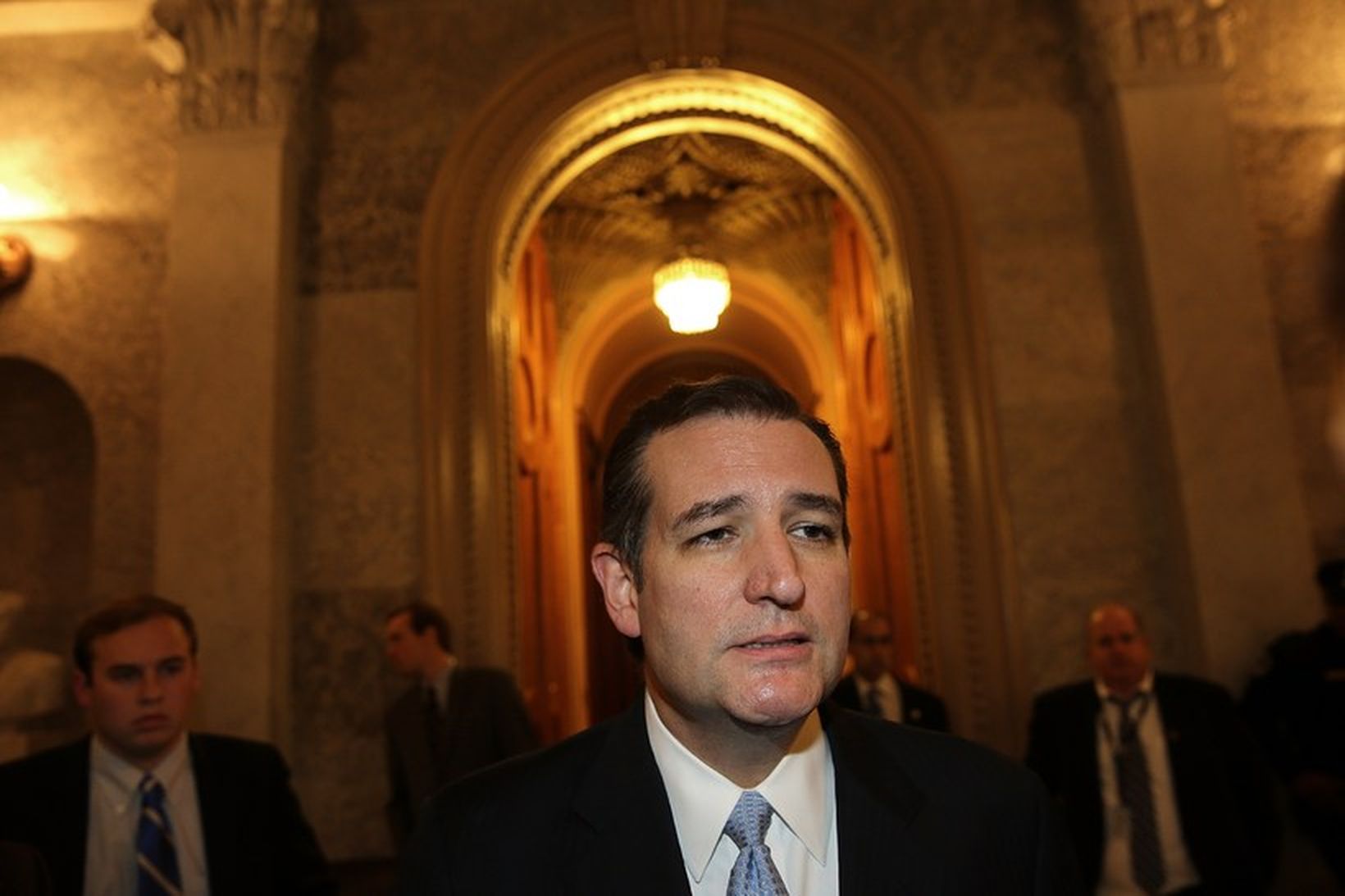 Ted Cruz, repúblikani frá Texas, var meðal annars stuðningsmaður þess …