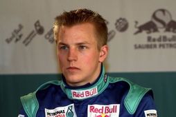 Räikkönen hóf formúlu-1 ferilinn með Sauber 2001 en leysti landa sinn Mika Häikkinen af hjá …